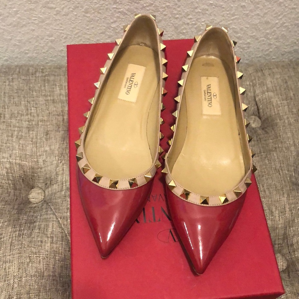 Valentino Rockstud Flats
